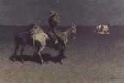 Frederic Remington The Stranger (mk43) oil painting